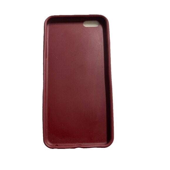 GUCCI iPHONE 6 PLUS CASE COVER RED BIO-PLASTIC GG GUCCISSIMA LOGO - Picture 3 of 3